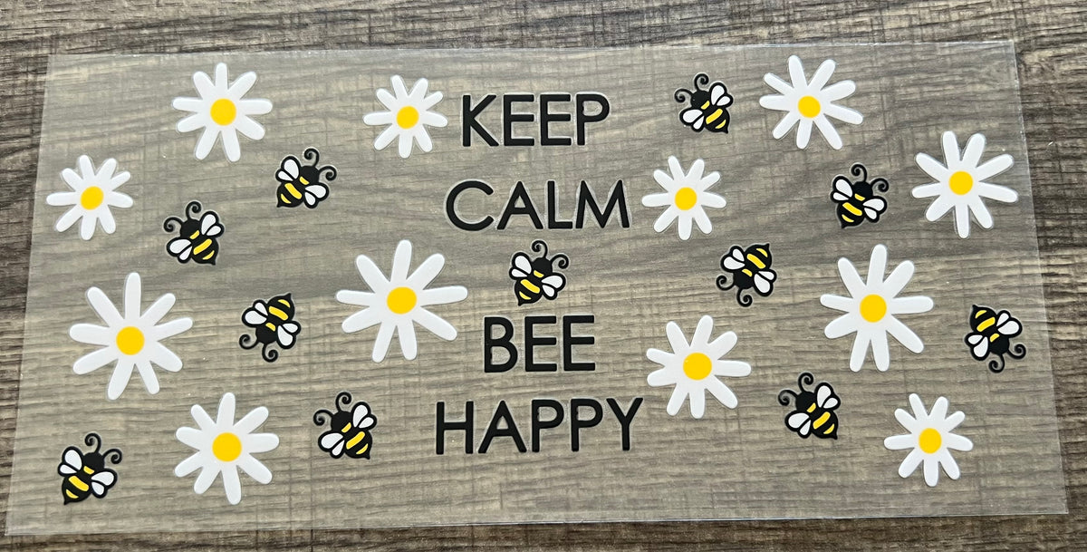 16oz Keep Calm Bee Happy