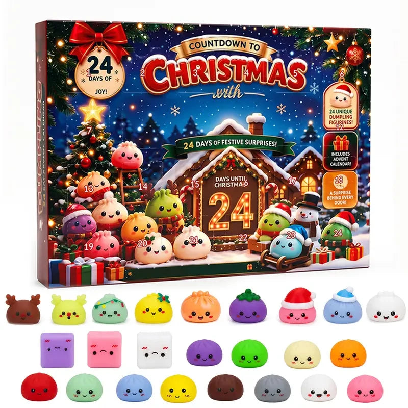 Christmas Mini Squishies Advent Calendar